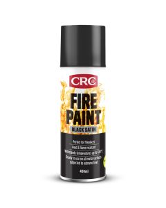 CRC Fire Paint Black Satin 400ml