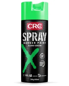 CRC Spray Marker Paint Fluro Green 400ml