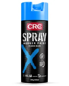 CRC Spray Marker Paint Fluro Blue 400ml