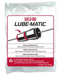 Weld-Aid Lube-Matic Red Cleaning Pad