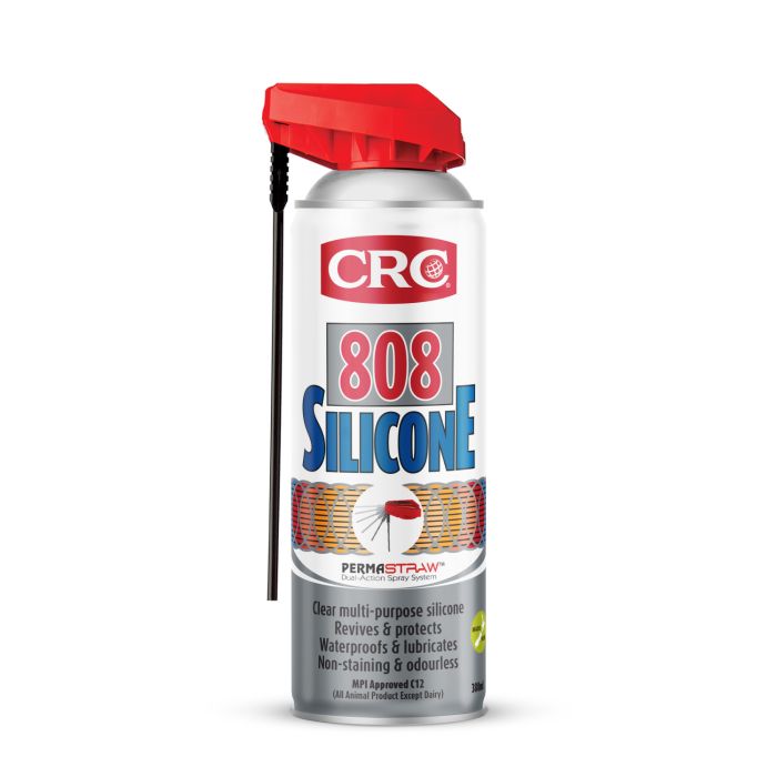 CRC 808 Silicone 380ml Permastraw Lubrication - CRC NZ